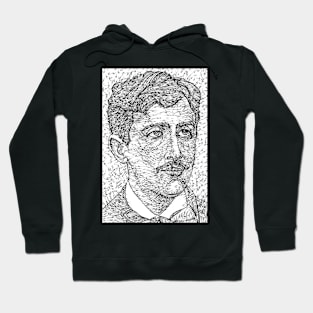 MARCEL PROUST ink portrait .1 Hoodie